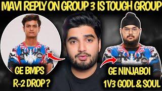 NINJABOI 1V3 GODL & IQOO SOUL  GE BMPS MATCHES  MAVI REPLY ON TOUGH GROUP 🫡 GE BMPS DROP 