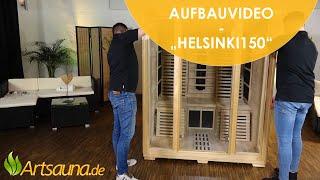 Infrarotkabine Helsinki150 [Aufbauvideo] | Artsauna 