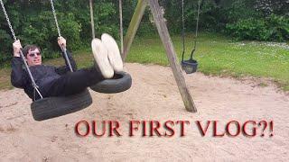 Our first vlog?! Cooking and fun on the swings | Twentysomething Odd Couple