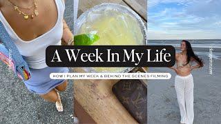 A WEEK IN MY LIFE: How I Plan My Week, Behind The Scenes of Filming, & Productivity Tips