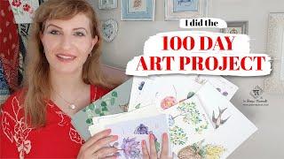 I did a 100 day art & design project / How to keep social media consistent as a multi creative