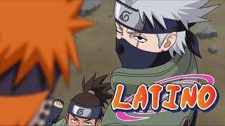 Kakashi conoce a Pain - Kakashi salva a Iruka (Doblaje Latino Oficial)