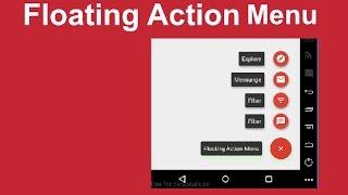 Custom Floating Action Menu - Android Studio