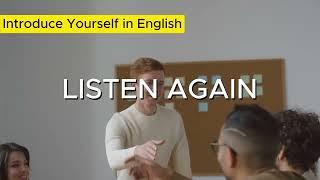 INTRODUCE YOUSELF IN ENGLISH #english #speaking #learnenglish #university