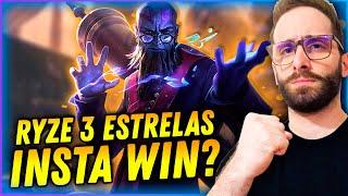 CONSEGUI FECHAR UM RYZE 3 ESTRELAS E VIREI O JOGO! | Teamfight Tactics Patch 14.18