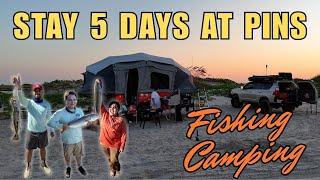 60 MILE BEACH DRIVE! Padre Island National Seashore Fishing Camping Adventure