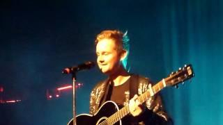 Tom Chaplin, chatting to the audience & funny moments, The Academy, Dublin 2017