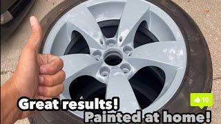 GARAGE PAINTED WHEELS! GREAT RESULTS USING PAINT SOCIETY TECHNIQUES!