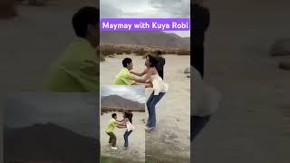 Maymay Entrata with Robi ang saya#celebrity#viralshort#trendingshorts#maymay#brother