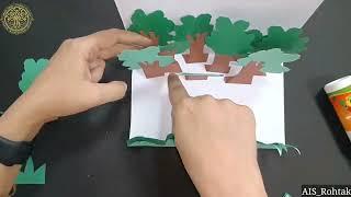 Forest Habitat craft project for school children's |