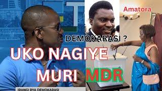 Senateri Evode Atubwiye Uko Yisanze Muri MDR Power / NTa Demokarasi  Rusange Ihuriweho ibaho.