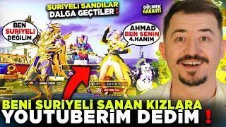 BENİ SURİYELİ SANIP ALAY EDEN KIZLARA YOUTUBERİM DEDİM - PUBG MOBİLE TROLL