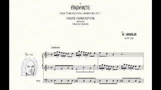 A. Vivaldi: Andante from RV 532 - Organ transcription