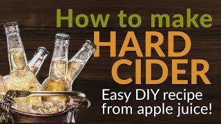 How to Make Hard Cider from Apple Juice - Easy DIY Recipe!