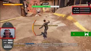 Bullet SiN - THPS 1+2 Speedrun Downhill Jam 76.34 All Goals In One Combo