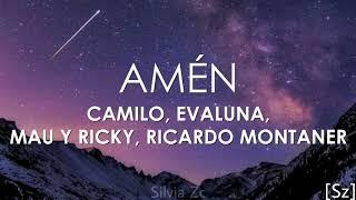 Camilo, Evaluna, Mau y Ricky, Ricardo Montaner - Amén (Letra)