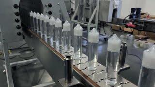 Glue bottle heat shrink sleeve labeling machine/ Shrink sleeve wrapping machine with electric tunnel
