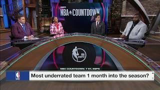 Debating the most UNDERRATED team in the league through one month | NBA Countdown