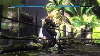 Dead Or Alive 5 - Match 2 - SasukeUzumaki (1P) Vs Herman (2P) (HD)