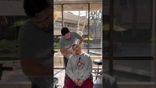 He couldn't even turn his neck because he was in so much pain! #chiropractor #painrelief