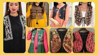 Short  Jacket Design 2025 / Stylish Kurti with Cotton Jacket 