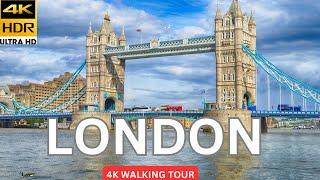 England, London City walk Tour 2024 | 4K HDR Virtual Walking Tour