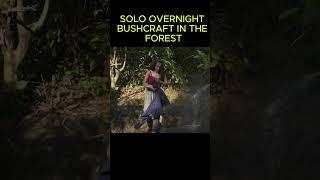 Solo overnight bushcraft in the forest | CreateLife