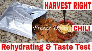 Harvest RightFreeze Dried Chili & Taste Test