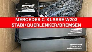 Mercedes W203 Ridex Koppelstange, Querlenker, Bremsschlauch, Bremscheiben | AutoDoc.de | Unboxing