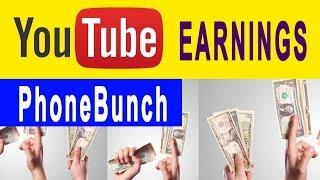 PhoneBunch youtube earnings Jan 2017(my personal estimation)