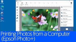XP-8700 - Printing Photos from a Computer (Epson Photo+)