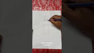 How to girl drawing #drawing #art Ankur drawing Academy