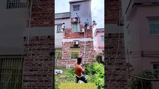 Rural Construction Crew Transforms Old Walls with Teamwork and Grit.