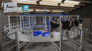 MANUAL COW MILKING on Farming Simulator 22 (Full animated)