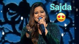 Sajdaa Beautiful Performance By Sneha Shankar| Indian Idol 15