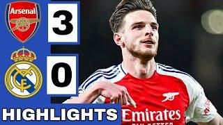 Arsenal vs Real Madrid (3-0) Extended HIGHLIGHTS | UEFA Champions League Quarter- Finals