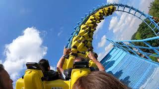 Onride: 'Boomerang'  (Backseat, Mounted) 4K/POV 2025 - Bellewaerde park