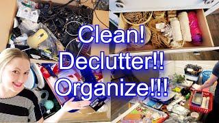 CLEANING MOTIVATION // CLEAN AND ORGANIZE WITH ME!!