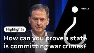 How can you prove a state is committing war crimes?