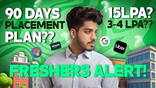 90 Days Placement Preparation Plan for College Students & Freshers  | Get Placed in Top Companies 