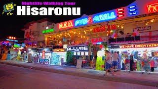 Nightlife Hisaronu Turkey 2024 - 4K Walking Tour