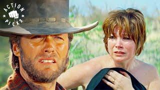 Clint Eastwood Saves A Nun From Bandits | Two Mules For Sister Sara