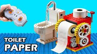 Automating Toilet Paper - Building with LEGO Technic
