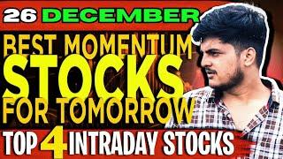 Best Intraday Stocks | 26 DECEMBER 2024 | Stocks to buy tomorrow | Detail Market Analysis!