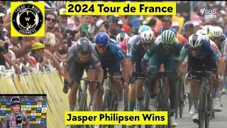 Jasper Philipsen Wins | 2024 Tour de France | Stage 10 | Sprint