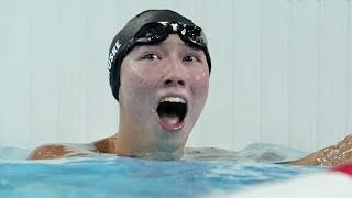 Parents celebrate Torri Huske's 100m butterfly gold | NBC4 Washington