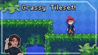 Pixel Art Class - Grassy Platform Tileset Tutorial