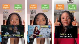 Best of Basic vs Fast English | English Klub with Shade
