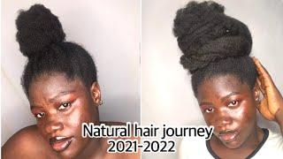 one year natural hair journey! (2021-2022) Changes that improved my hair.