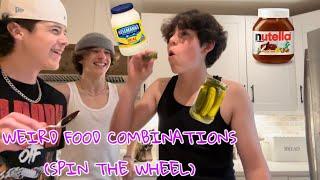 Weird Food Combinations!!! (SPIN THE WHEEL)